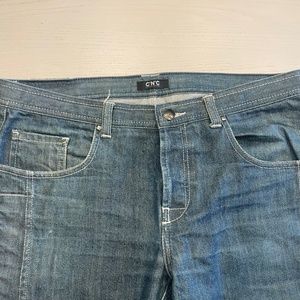 CNC Costume National Denim Utility Pocket Designer Jeans